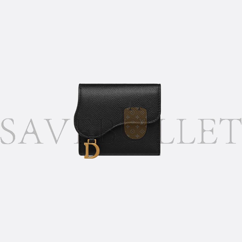 DIOR SADDLE LOTUS WALLET S5652CBAA_M900 (10*9*2.5cm)